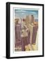 Michigan Avenue, Downtown-null-Framed Art Print