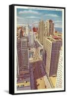 Michigan Avenue, Downtown-null-Framed Stretched Canvas