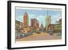 Michigan Avenue, Lansing, Michigan-null-Framed Art Print