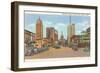 Michigan Avenue, Lansing, Michigan-null-Framed Art Print