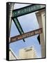 Michigan Avenue or the Magnificent Mile, Famous for Its Shopping, Chicago, Illinois, USA-Robert Harding-Framed Stretched Canvas