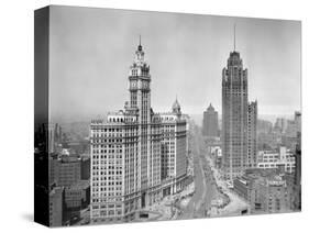Michigan Avenue View in Chicago, Ca. 1925-null-Stretched Canvas