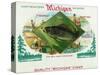 Michigan Brand Cigar Box Label-Lantern Press-Stretched Canvas