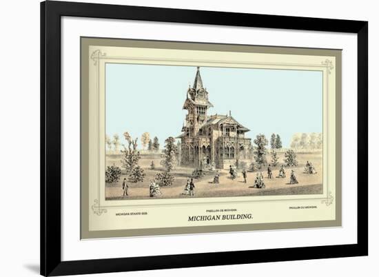 Michigan Building, Centennial International Exhibition, 1876-Thompson Westcott-Framed Art Print