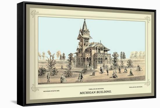 Michigan Building, Centennial International Exhibition, 1876-Thompson Westcott-Framed Stretched Canvas