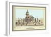 Michigan Building, Centennial International Exhibition, 1876-Thompson Westcott-Framed Art Print