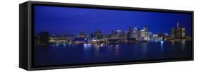 Michigan, Detroit, Night-null-Framed Stretched Canvas