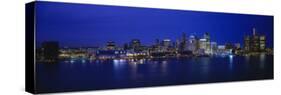 Michigan, Detroit, Night-null-Stretched Canvas