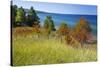 Michigan, Keweenaw Peninsula, Great Sand Bay, view of Lake Superior-Jamie & Judy Wild-Stretched Canvas