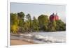 Michigan, Marquette. Marquette Harbor Lighthouse-Jamie & Judy Wild-Framed Photographic Print