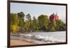 Michigan, Marquette. Marquette Harbor Lighthouse-Jamie & Judy Wild-Framed Photographic Print