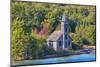 Michigan, Munising. Grand Island, East Channel Lighthouse-Jamie & Judy Wild-Mounted Photographic Print