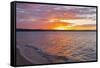 Michigan, Munising. Lake Superior at sunset-Jamie & Judy Wild-Framed Stretched Canvas