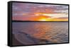 Michigan, Munising. Lake Superior at sunset-Jamie & Judy Wild-Framed Stretched Canvas