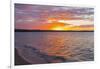 Michigan, Munising. Lake Superior at sunset-Jamie & Judy Wild-Framed Photographic Print