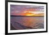 Michigan, Munising. Lake Superior at sunset-Jamie & Judy Wild-Framed Premium Photographic Print