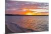 Michigan, Munising. Lake Superior at sunset-Jamie & Judy Wild-Mounted Premium Photographic Print
