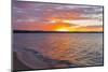 Michigan, Munising. Lake Superior at sunset-Jamie & Judy Wild-Mounted Photographic Print