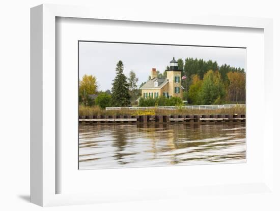 Michigan, Ontonagon, Ontonagon Lighthouse-Jamie & Judy Wild-Framed Photographic Print