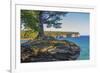 Michigan, Pictured Rocks National Lakeshore, Chapel Rock-Jamie & Judy Wild-Framed Premium Photographic Print