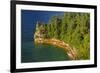 Michigan, Pictured Rocks National Lakeshore, Miners Castle-Jamie & Judy Wild-Framed Premium Photographic Print