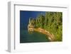 Michigan, Pictured Rocks National Lakeshore, Miners Castle-Jamie & Judy Wild-Framed Photographic Print