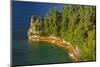Michigan, Pictured Rocks National Lakeshore, Miners Castle-Jamie & Judy Wild-Mounted Photographic Print