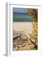 Michigan, Pictured Rocks National Lakeshore, Twelvemile Beach and Lake Superior-Jamie & Judy Wild-Framed Photographic Print