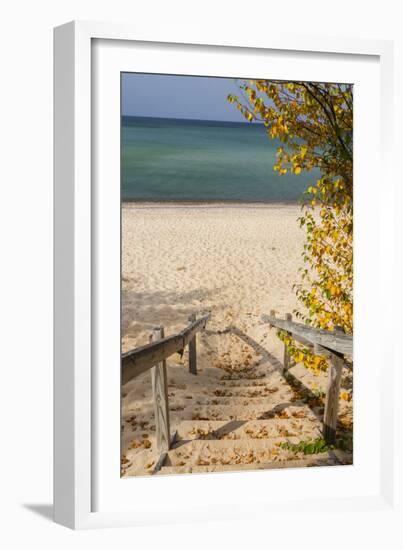 Michigan, Pictured Rocks National Lakeshore, Twelvemile Beach and Lake Superior-Jamie & Judy Wild-Framed Photographic Print