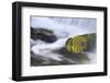 Michigan, Plantcovered Rocks in a Small Waterfall-Petr Bednarik-Framed Photographic Print