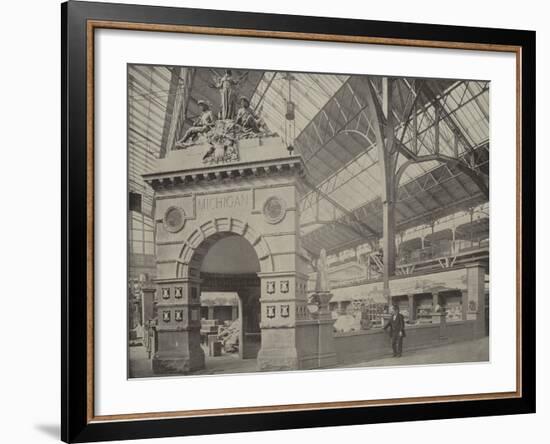 Michigan's Section in the Mines Building-null-Framed Photographic Print