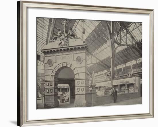 Michigan's Section in the Mines Building-null-Framed Photographic Print