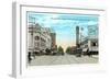 Michigan Street, South Bend, Indiana-null-Framed Art Print