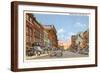 Michigan Street, South Bend, Indiana-null-Framed Art Print