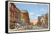 Michigan Street, South Bend, Indiana-null-Framed Stretched Canvas