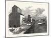 Michigan: the New Vanderbilt Grain Elevator at Detroit, U.S., 1880 1881-null-Mounted Giclee Print