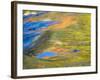 Michigan. Trees Reflect in Cascade Above Bond Falls, Ontonagon River-Julie Eggers-Framed Photographic Print