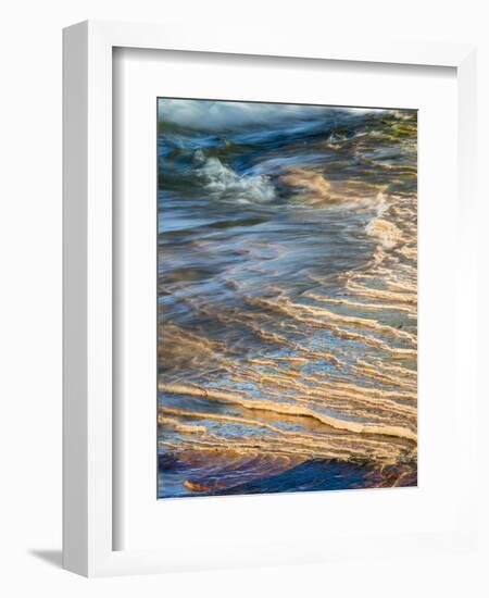 Michigan, Upper Peninsula. Sandstone on the Shore of Lake Superior-Julie Eggers-Framed Photographic Print