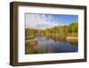 Michigan, Upper Peninsula. Small Pond with Colorful Background-Petr Bednarik-Framed Photographic Print