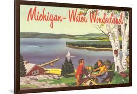 Michigan, Water Wonderland-null-Framed Art Print