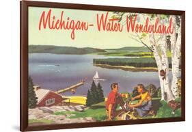 Michigan, Water Wonderland-null-Framed Art Print