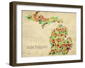 Michigan-David Bowman-Framed Giclee Print