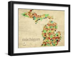 Michigan-David Bowman-Framed Giclee Print