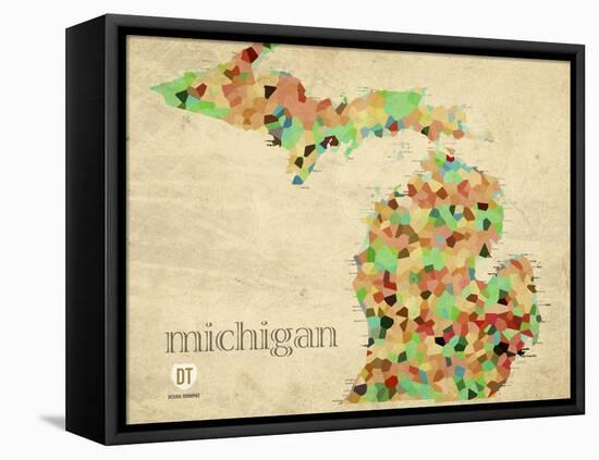 Michigan-David Bowman-Framed Stretched Canvas