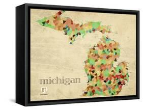 Michigan-David Bowman-Framed Stretched Canvas