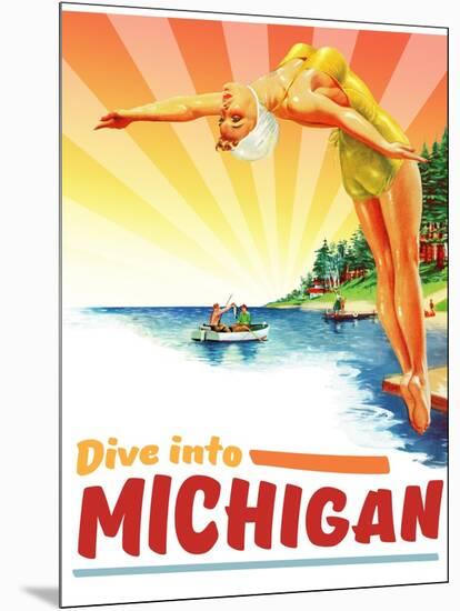 Michigan-null-Mounted Giclee Print