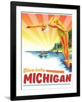 Michigan-null-Framed Giclee Print
