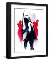 Michonne-Robert Farkas-Framed Art Print