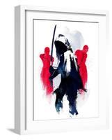 Michonne-Robert Farkas-Framed Art Print