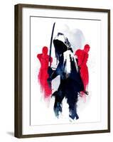 Michonne-Robert Farkas-Framed Art Print